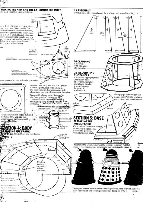 cnc dalek parts|project dalek drawing board.